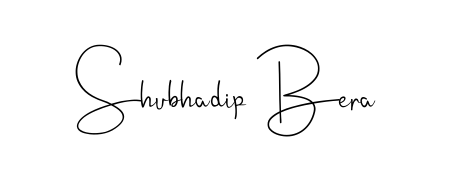 Designed for modern professionals: Shubhadip Bera name signature crafted with Andilay-7BmLP script. Ready for digital PDF workflows. Shubhadip Bera signature style 4 images and pictures png