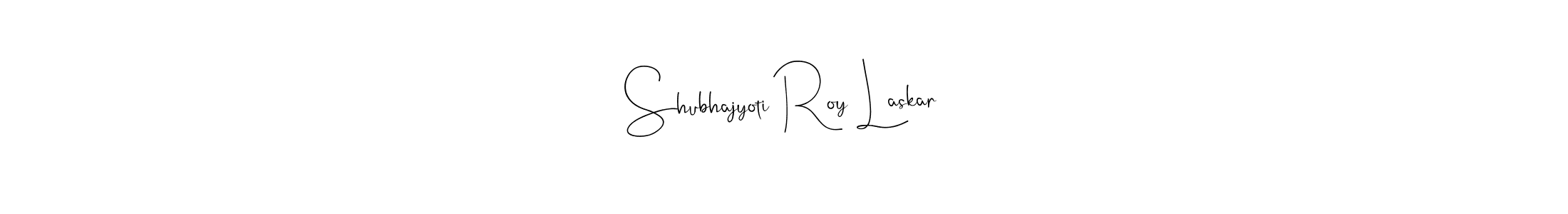 Also You can easily find your signature by using the search form. We will create Shubhajyoti Roy Laskar name handwritten signature images for you free of cost using Andilay-7BmLP sign style. Shubhajyoti Roy Laskar signature style 4 images and pictures png