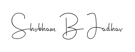 Create a beautiful signature design for name Shubham B Jadhav. With this signature (Andilay-7BmLP) fonts, you can make a handwritten signature for free. Shubham B Jadhav signature style 4 images and pictures png