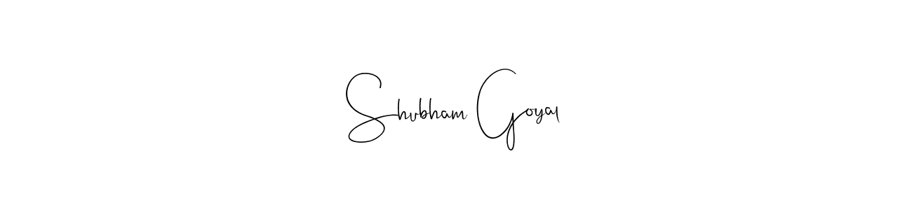 Once you've used our free online signature maker to create your best signature Andilay-7BmLP style, it's time to enjoy all of the benefits that Shubham Goyal name signing documents. Shubham Goyal signature style 4 images and pictures png