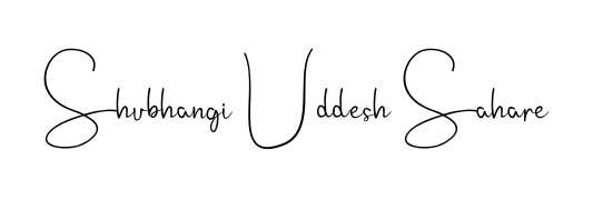 This is the best signature style for the Shubhangi Uddesh Sahare name. Also you like these signature font (Andilay-7BmLP). Mix name signature. Shubhangi Uddesh Sahare signature style 4 images and pictures png