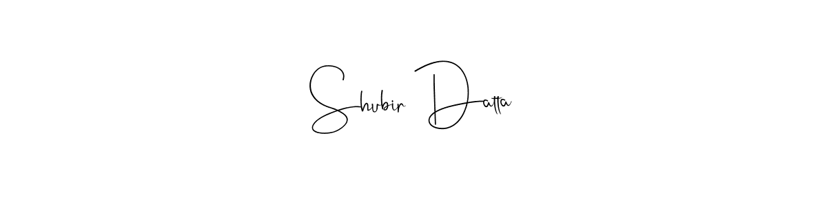 Also we have Shubir Datta name is the best signature style. Create professional handwritten signature collection using Andilay-7BmLP autograph style. Shubir Datta signature style 4 images and pictures png