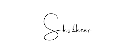 Best and Professional Signature Style for Shudheer. Andilay-7BmLP Best Signature Style Collection. Shudheer signature style 4 images and pictures png