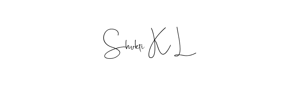 Once you've used our free online signature maker to create your best signature Andilay-7BmLP style, it's time to enjoy all of the benefits that Shukti K L name signing documents. Shukti K L signature style 4 images and pictures png