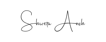 The best way (Andilay-7BmLP) to make a short signature is to pick only two or three words in your name. For converting this name Shweta Ansh. Shweta Ansh signature style 4 images and pictures png