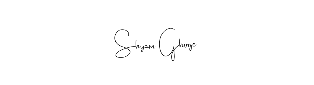 Make a beautiful signature design for name Shyam Ghuge. Use this online signature maker to create a handwritten signature for free. Shyam Ghuge signature style 4 images and pictures png