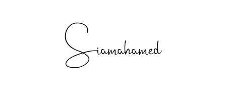 Also You can easily find your signature by using the search form. We will create Siamahamed name handwritten signature images for you free of cost using Andilay-7BmLP sign style. Siamahamed signature style 4 images and pictures png