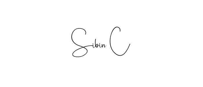 Also You can easily find your signature by using the search form. We will create Sibin C name handwritten signature images for you free of cost using Andilay-7BmLP sign style. Sibin C signature style 4 images and pictures png