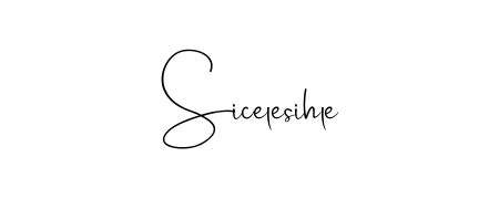 Make your name Sicelesihle memorable on every contract using Andilay-7BmLP autograph style. Instant transparent background export available. Sicelesihle signature style 4 images and pictures png