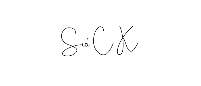 How to Draw Sid C K signature style? Andilay-7BmLP is a latest design signature styles for name Sid C K. Sid C K signature style 4 images and pictures png