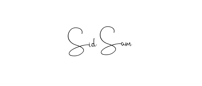 Make a short Sid Sam signature style. Manage your documents anywhere anytime using Andilay-7BmLP. Create and add eSignatures, submit forms, share and send files easily. Sid Sam signature style 4 images and pictures png