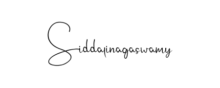The Andilay-7BmLP typeface gives name Siddalinagaswamy a refined look. Suitable for certificates, diplomas, and official verification. Siddalinagaswamy signature style 4 images and pictures png