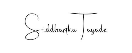 Make a beautiful signature design for name Siddhartha Tayade. With this signature (Andilay-7BmLP) style, you can create a handwritten signature for free. Siddhartha Tayade signature style 4 images and pictures png