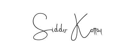 A dynamic signature style for Siddu Kottal using Andilay-7BmLP script. Designed to look authentic, handwritten, and professional. Siddu Kottal signature style 4 images and pictures png