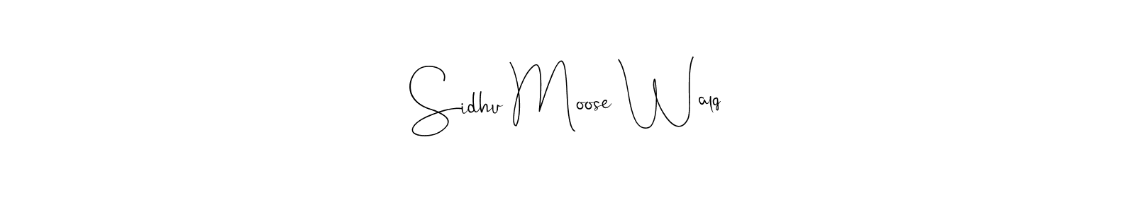 You can use this online signature creator to create a handwritten signature for the name Sidhu Moose Walq. This is the best online autograph maker. Sidhu Moose Walq signature style 4 images and pictures png