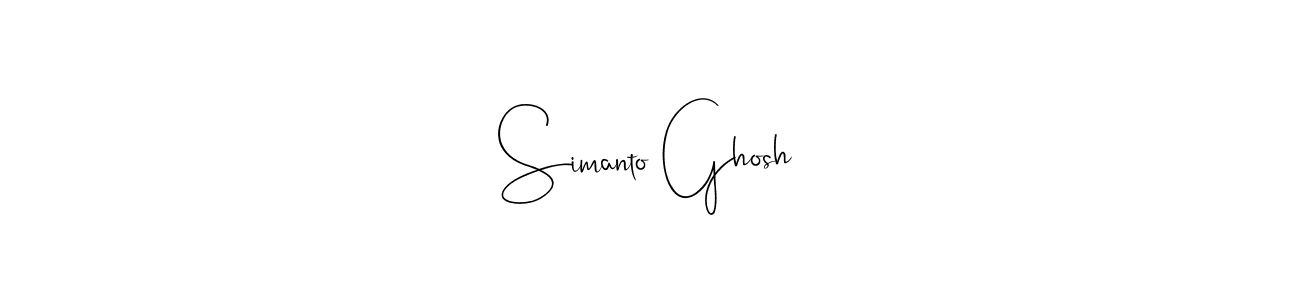 Design your own signature with our free online signature maker. With this signature software, you can create a handwritten (Andilay-7BmLP) signature for name Simanto Ghosh. Simanto Ghosh signature style 4 images and pictures png