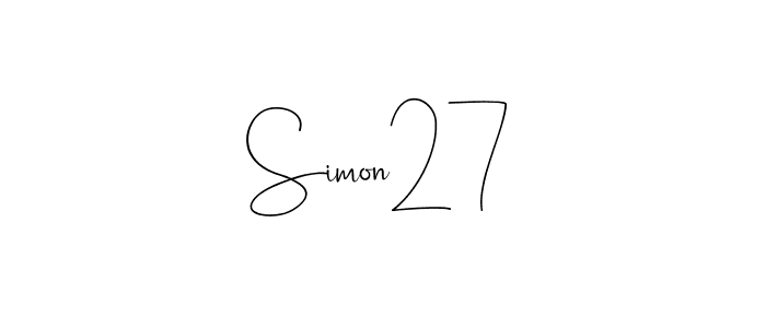 Best and Professional Signature Style for Simon27. Andilay-7BmLP Best Signature Style Collection. Simon27 signature style 4 images and pictures png