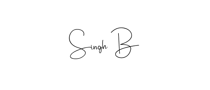 Use a signature maker to create a handwritten signature online. With this signature software, you can design (Andilay-7BmLP) your own signature for name Singh B. Singh B signature style 4 images and pictures png