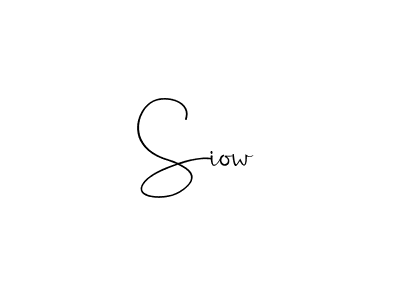 Make a beautiful signature design for name Siow. Use this online signature maker to create a handwritten signature for free. Siow signature style 4 images and pictures png