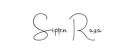 Design your own signature with our free online signature maker. With this signature software, you can create a handwritten (Andilay-7BmLP) signature for name Sipten Raza. Sipten Raza signature style 4 images and pictures png