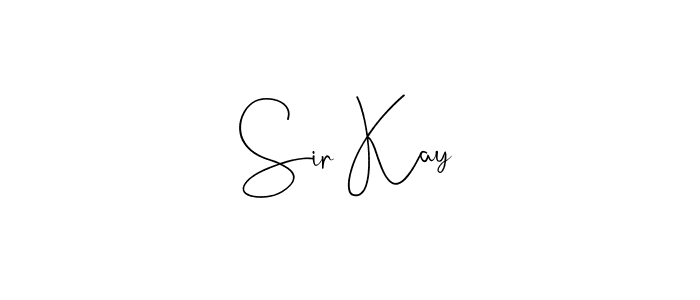 if you are searching for the best signature style for your name Sir Kay. so please give up your signature search. here we have designed multiple signature styles  using Andilay-7BmLP. Sir Kay signature style 4 images and pictures png