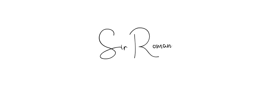 Make a beautiful signature design for name Sir Roman. Use this online signature maker to create a handwritten signature for free. Sir Roman signature style 4 images and pictures png