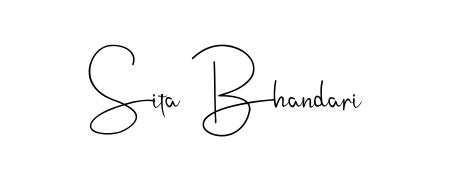 The Andilay-7BmLP lettering style adds unique flourish to name Sita Bhandari. Stand out with a custom digital autograph made in seconds. Sita Bhandari signature style 4 images and pictures png