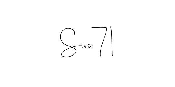 Once you've used our free online signature maker to create your best signature Andilay-7BmLP style, it's time to enjoy all of the benefits that Siva71 name signing documents. Siva71 signature style 4 images and pictures png