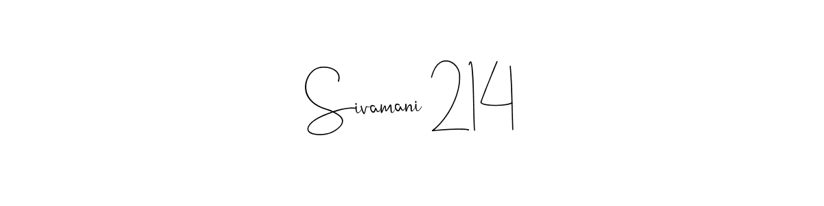 This is the best signature style for the Sivamani 214 name. Also you like these signature font (Andilay-7BmLP). Mix name signature. Sivamani 214 signature style 4 images and pictures png