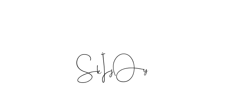 Use a signature maker to create a handwritten signature online. With this signature software, you can design (Andilay-7BmLP) your own signature for name SkÌjØy. SkÌjØy signature style 4 images and pictures png