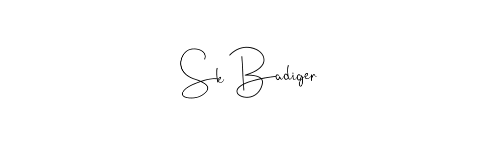 How to Draw Sk Badiger signature style? Andilay-7BmLP is a latest design signature styles for name Sk Badiger. Sk Badiger signature style 4 images and pictures png