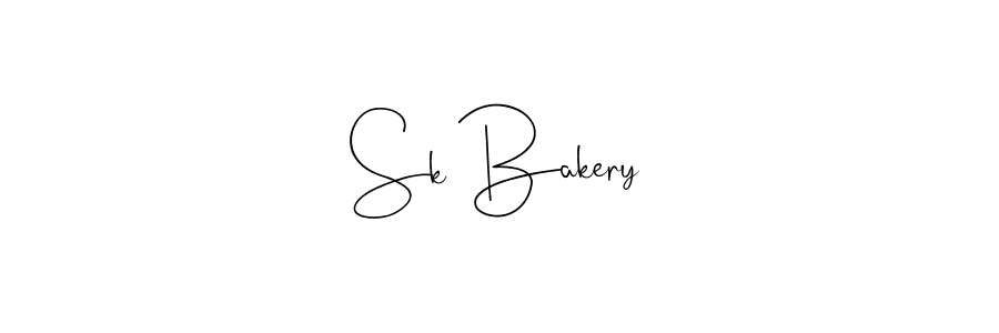 How to Draw Sk Bakery signature style? Andilay-7BmLP is a latest design signature styles for name Sk Bakery. Sk Bakery signature style 4 images and pictures png