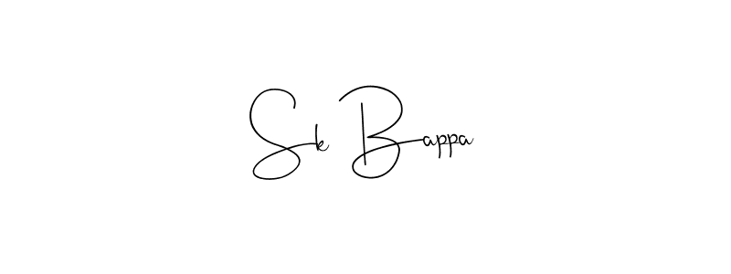 Also we have Sk Bappa name is the best signature style. Create professional handwritten signature collection using Andilay-7BmLP autograph style. Sk Bappa signature style 4 images and pictures png