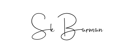 The Andilay-7BmLP font transforms the name Sk Barman into an executive sign with sharp precision and distinguished character. Sk Barman signature style 4 images and pictures png