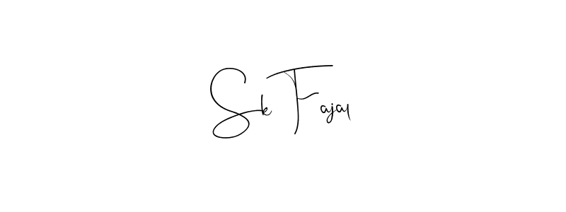 Also You can easily find your signature by using the search form. We will create Sk Fajal name handwritten signature images for you free of cost using Andilay-7BmLP sign style. Sk Fajal signature style 4 images and pictures png