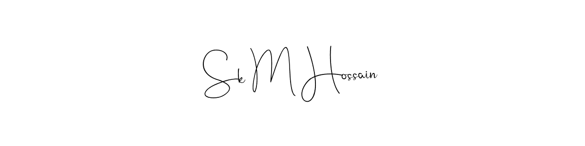 Similarly Andilay-7BmLP is the best handwritten signature design. Signature creator online .You can use it as an online autograph creator for name Sk M Hossain. Sk M Hossain signature style 4 images and pictures png