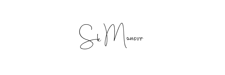 Use a signature maker to create a handwritten signature online. With this signature software, you can design (Andilay-7BmLP) your own signature for name Sk Mansur. Sk Mansur signature style 4 images and pictures png