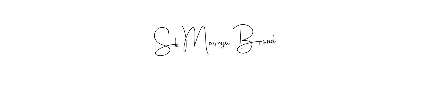 The best way (Andilay-7BmLP) to make a short signature is to pick only two or three words in your name. The name Sk Maurya Brand include a total of six letters. For converting this name. Sk Maurya Brand signature style 4 images and pictures png