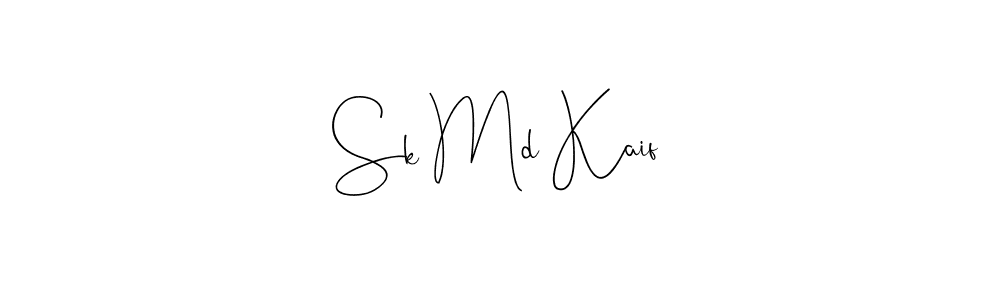 This is the best signature style for the Sk Md Kaif name. Also you like these signature font (Andilay-7BmLP). Mix name signature. Sk Md Kaif signature style 4 images and pictures png