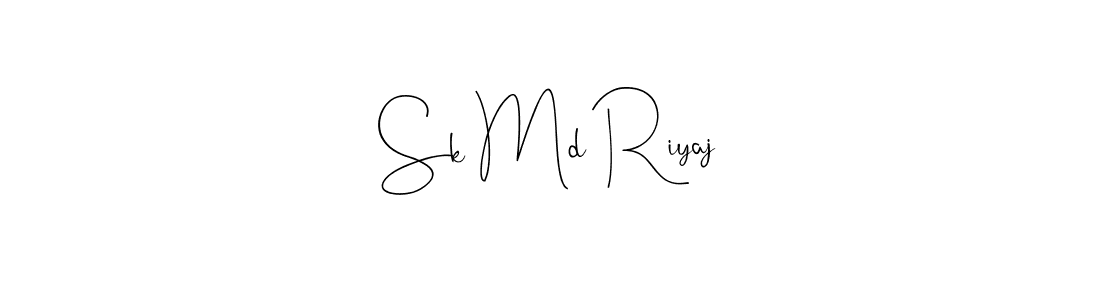 if you are searching for the best signature style for your name Sk Md Riyaj. so please give up your signature search. here we have designed multiple signature styles  using Andilay-7BmLP. Sk Md Riyaj signature style 4 images and pictures png