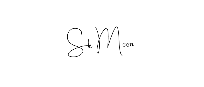 Andilay-7BmLP is a professional signature style that is perfect for those who want to add a touch of class to their signature. It is also a great choice for those who want to make their signature more unique. Get Sk Moon name to fancy signature for free. Sk Moon signature style 4 images and pictures png