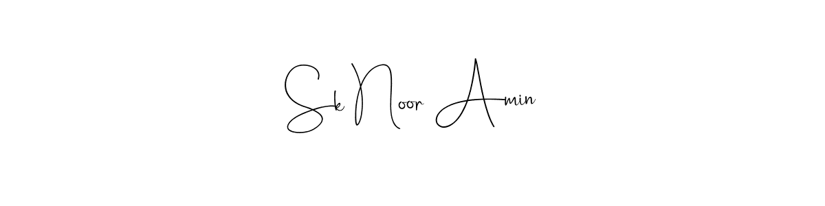 Also we have Sk Noor Amin name is the best signature style. Create professional handwritten signature collection using Andilay-7BmLP autograph style. Sk Noor Amin signature style 4 images and pictures png