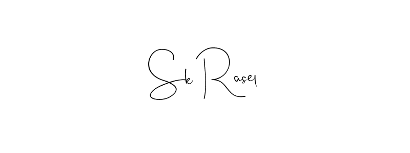 Design your own signature with our free online signature maker. With this signature software, you can create a handwritten (Andilay-7BmLP) signature for name Sk Rasel. Sk Rasel signature style 4 images and pictures png
