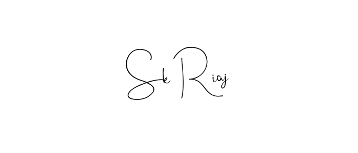 It looks lik you need a new signature style for name Sk Riaj. Design unique handwritten (Andilay-7BmLP) signature with our free signature maker in just a few clicks. Sk Riaj signature style 4 images and pictures png