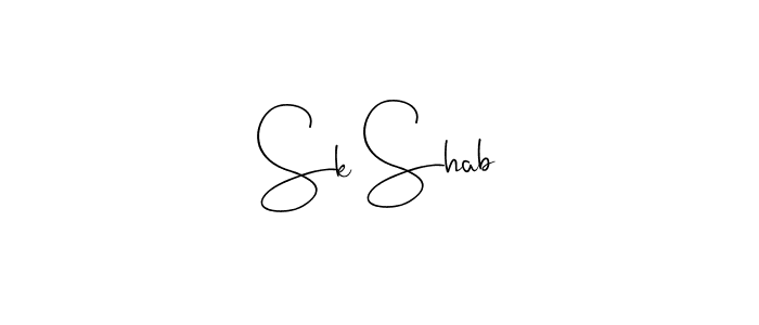 Make a beautiful signature design for name Sk Shab. Use this online signature maker to create a handwritten signature for free. Sk Shab signature style 4 images and pictures png