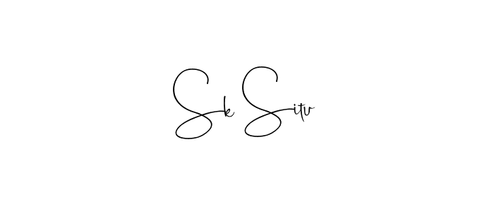Make a beautiful signature design for name Sk Situ. Use this online signature maker to create a handwritten signature for free. Sk Situ signature style 4 images and pictures png