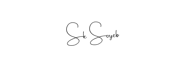 Create a beautiful signature design for name Sk Soyeb. With this signature (Andilay-7BmLP) fonts, you can make a handwritten signature for free. Sk Soyeb signature style 4 images and pictures png