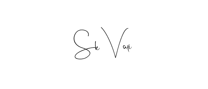 Once you've used our free online signature maker to create your best signature Andilay-7BmLP style, it's time to enjoy all of the benefits that Sk Vali name signing documents. Sk Vali signature style 4 images and pictures png