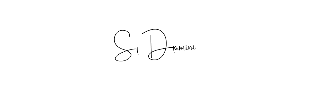 Also You can easily find your signature by using the search form. We will create Sl Dlamini name handwritten signature images for you free of cost using Andilay-7BmLP sign style. Sl Dlamini signature style 4 images and pictures png