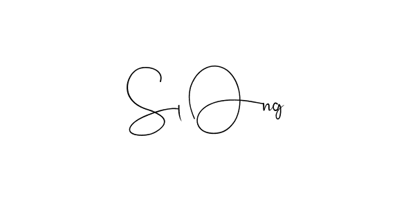 Create a beautiful signature design for name Sl Ong. With this signature (Andilay-7BmLP) fonts, you can make a handwritten signature for free. Sl Ong signature style 4 images and pictures png